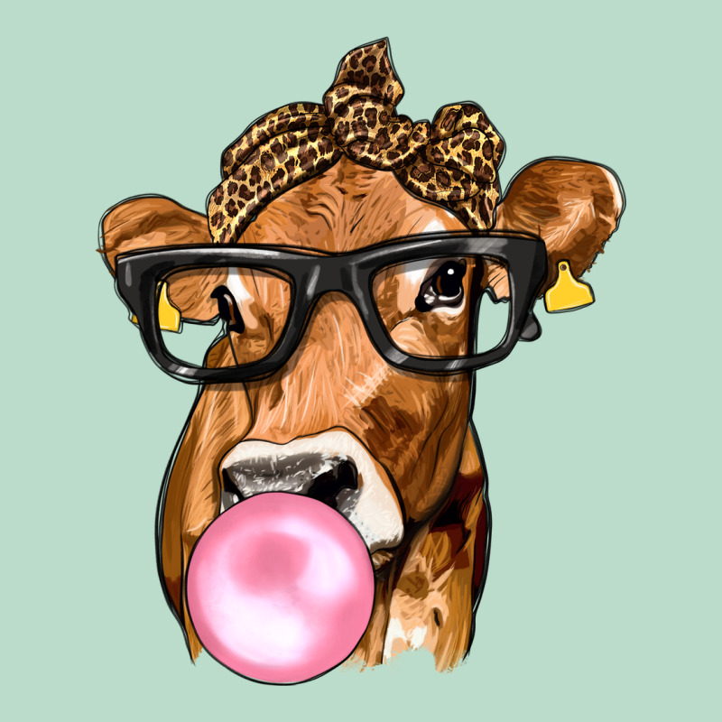 Cow Lick With Leopard Bandana Premium Hoodie by texasbilliewilder | Teevron