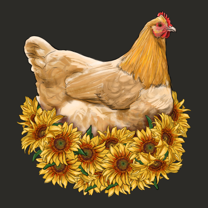 Chicken With Sunflowers Heavy Core Tee by RanaPortraitStore | Teevron