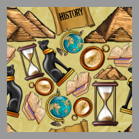 History Seamless Pattern Vintage Hoodie | Teevron