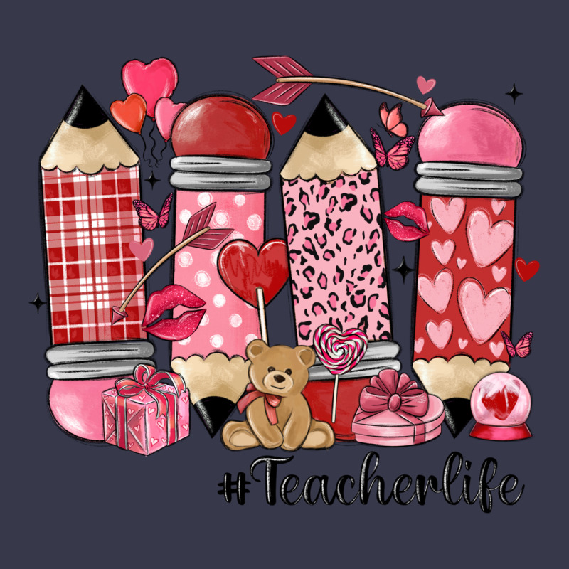 Valentines Day Teacher Life Long Sleeve Tee by MaliasSmallBusiness | Teevron