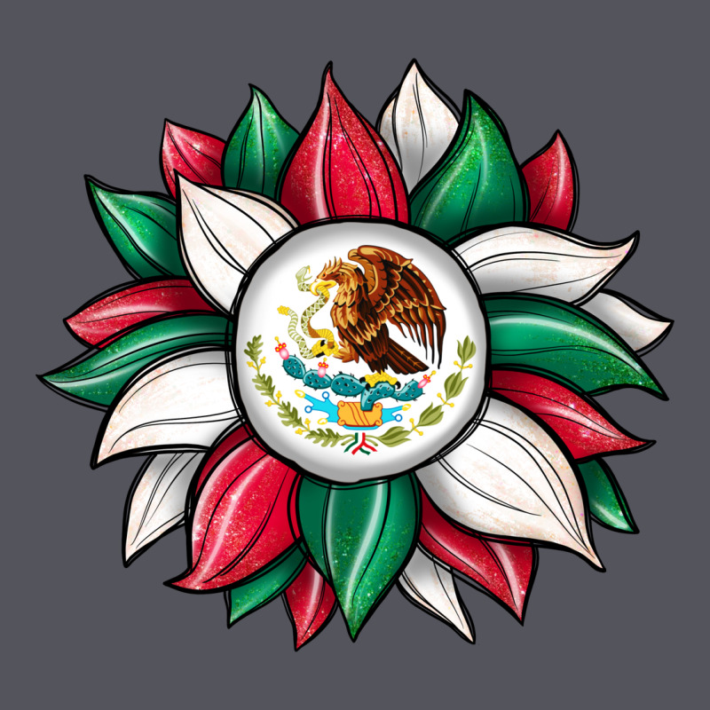 Sunflower Mexican Flag Vintage Hoodie by JahusDesignShop | Teevron