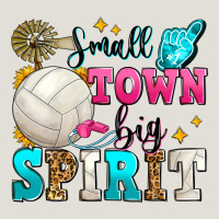 Small Town Big Spirit Volleyball Heavy Core Tee | Teevron