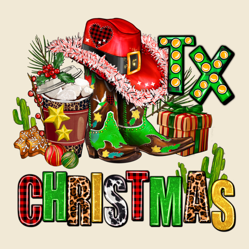 Tx Christmas Cowgirl Premium Tee by AdoDesignShop | Teevron