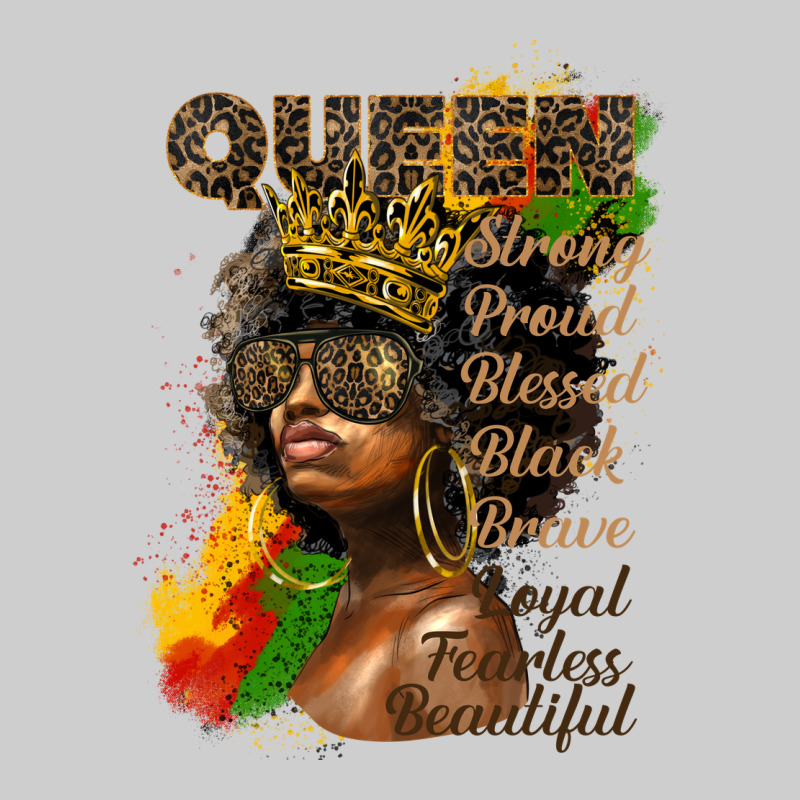 Afro Queen Juneteenth Premium Tee by HRA Design Shop | Teevron