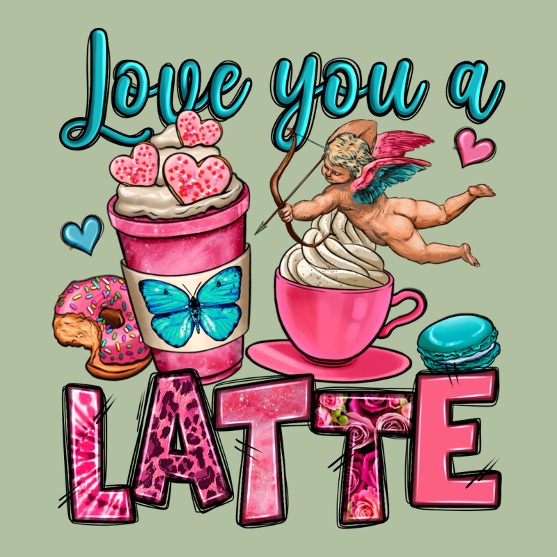 Love You A Latte Urban Hoodie by OliviaCreatesArt | Teevron