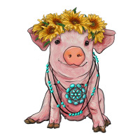 sunflower pig with gemstone | Teevron