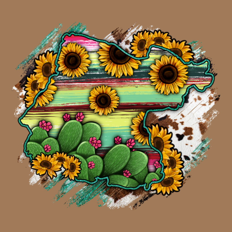 Guanajuato Sunflower Serape Map Classic Tee by RanaPortraitStore | Teevron