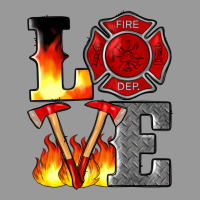 Firefighter Love Vintage Hoodie | Teevron