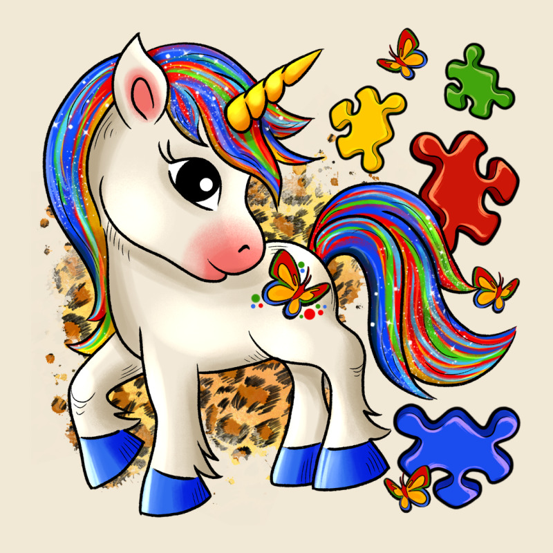 Autism Unicorn Ladies Tee by Zillion Design Studio | Teevron