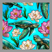 Sea Turtle Seamless Pattern Vintage Hoodie | Teevron