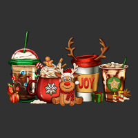 Reindeer Christmas Coffee Cups Urban Heavy Tee | Teevron