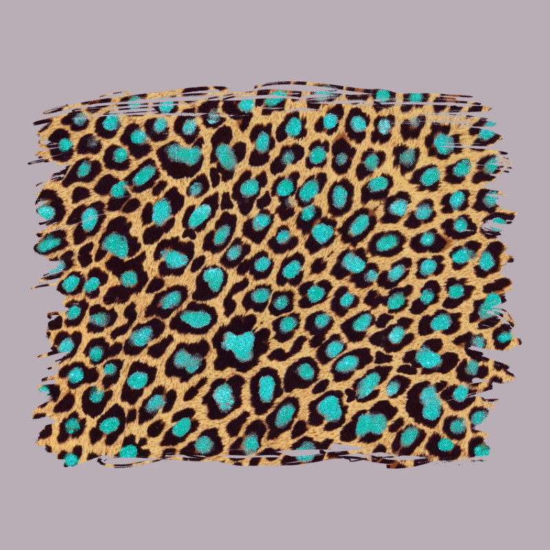 Leopard With Turquoise Glitter Vintage Tee by Artiststas | Teevron