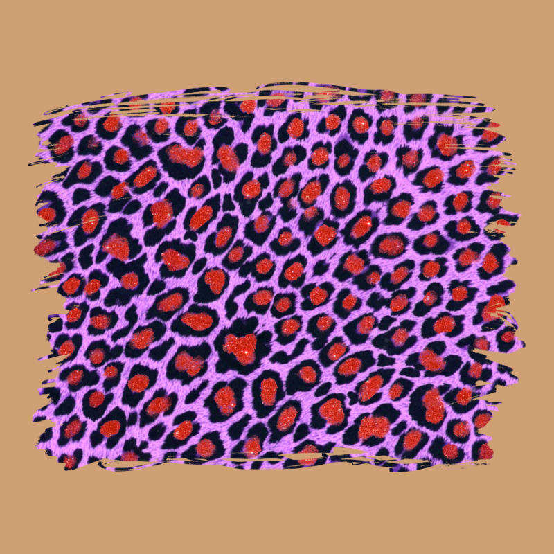 Lilac Leopard With Red Glitter Vintage Tee by Artiststas | Teevron