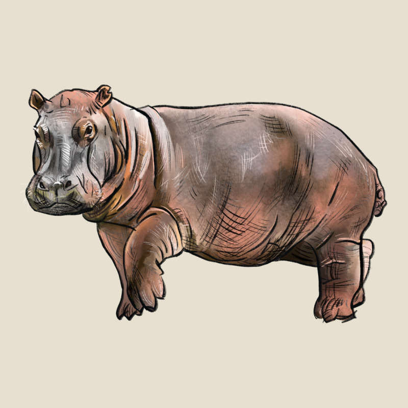 Hippopotamus Urban Heavy Tee by LillyAllenDesigns | Teevron