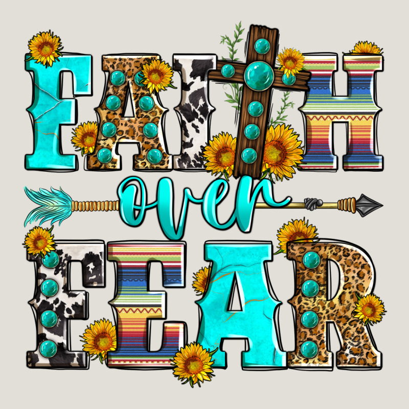 Faith Over Fear Heavy Core Tee by Zillion Design Studio | Teevron