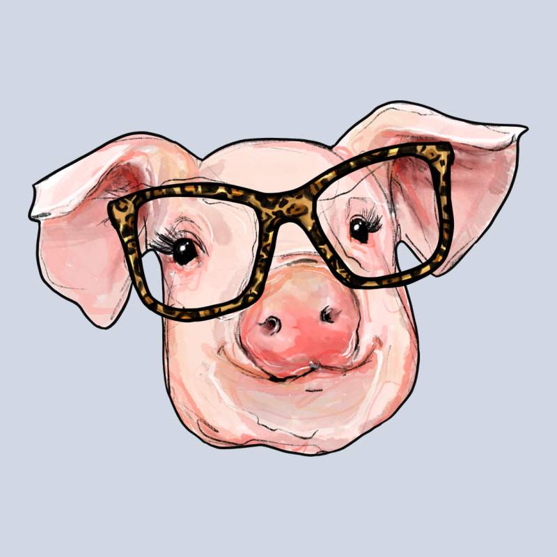Pig With Glasses Premium Sweatshirt by RanaPortraitStore | Teevron