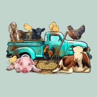 Farm Animals Truck Zipper Hoodie | Teevron