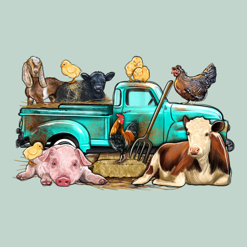 Farm Animals Truck Zipper Hoodie by BundleAndBundleShop | Teevron
