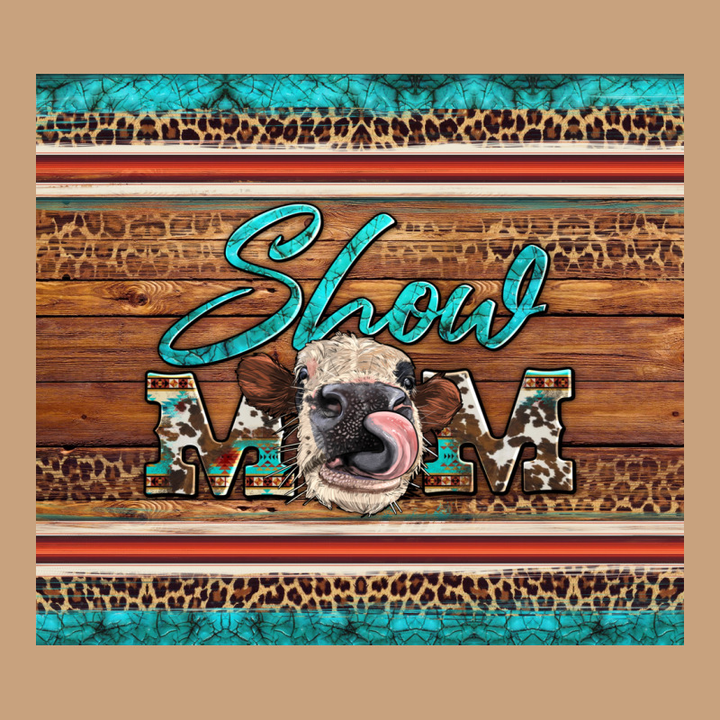 Show Mom Aztec Cowhide Leopard Heifer Vintage Tee by Artiststas | Teevron