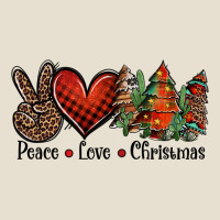 Peace Love Western Christmas Trees Urban Heavy Tee | Teevron