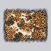 Distressed Leopard Cowhide Background Heavyweight Sweatshirt | Teevron