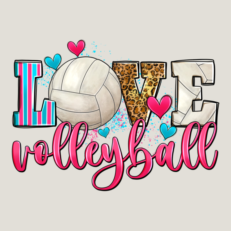 Love Volleyball Heavy Core Tee by Zillion Design Studio | Teevron