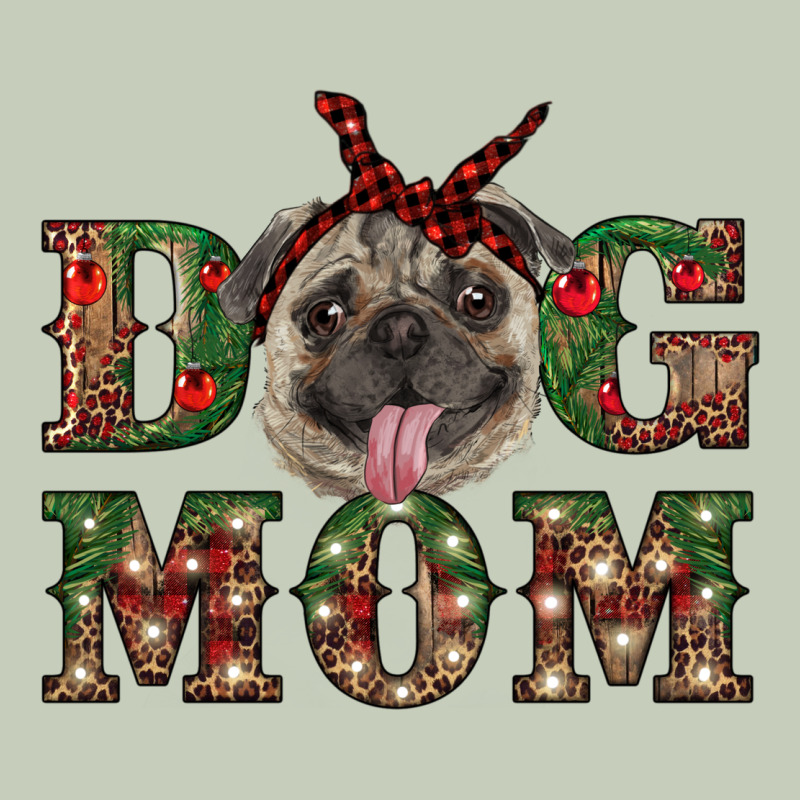 Christmas Pug Mom Ladies Tee by RanaPortraitStore | Teevron