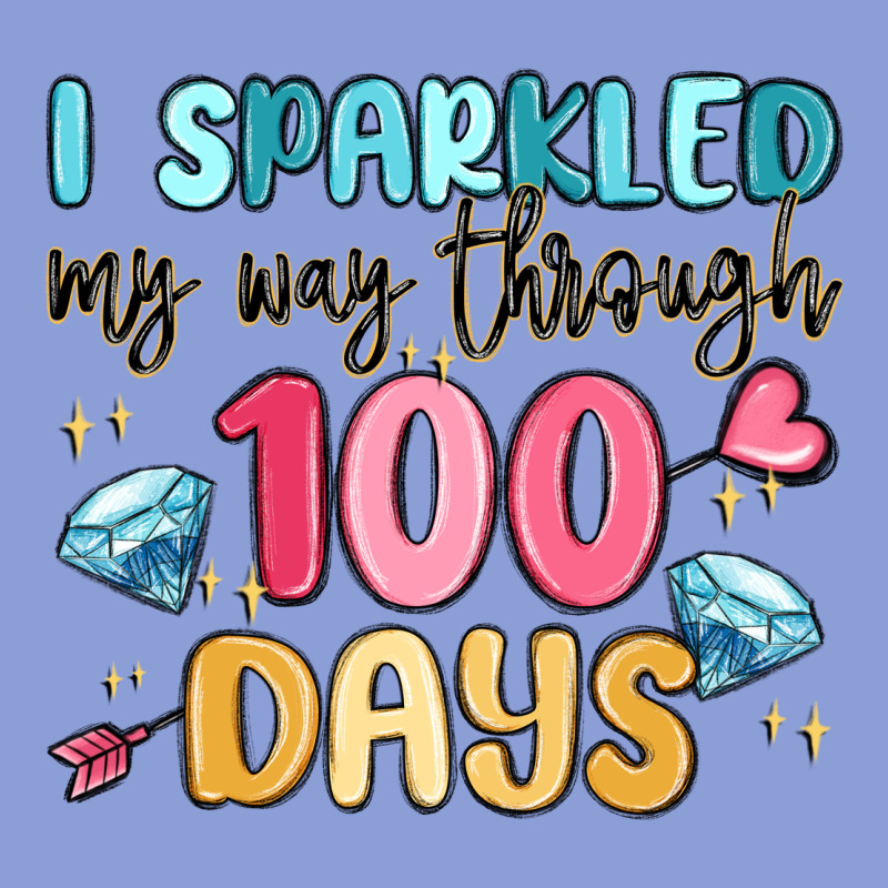 I Sparkled My Way Through 100 Days Long Sleeve Tee by MaliasSmallBusiness | Teevron