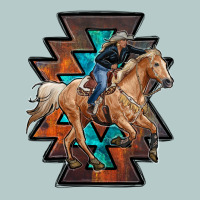 Cowgirl With Aztec Heavy Core Tee | Teevron
