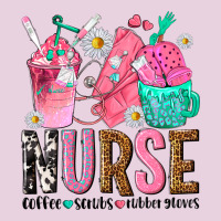 Nurse Coffee Scrubs Rubber Gloves Ladies Tee | Teevron