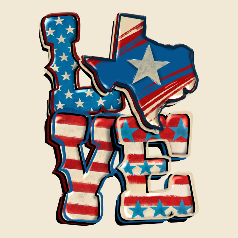 Love Texas  4th Of July Premium Tee by CowGirlArtShop | Teevron