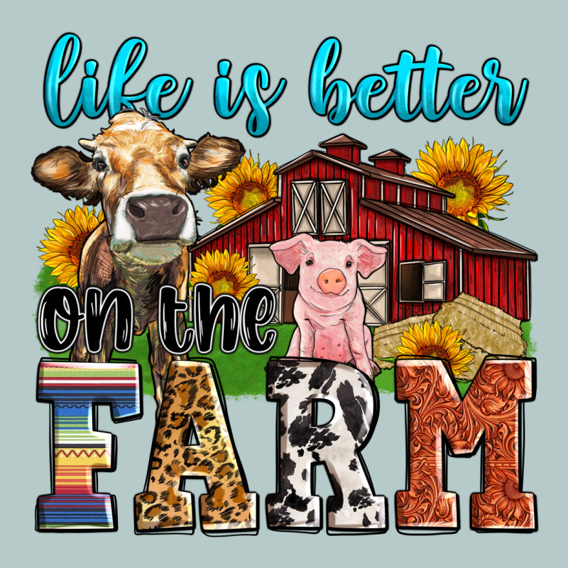 Life Is Better On The Farm Heavy Core Tee by Zillion Design Studio | Teevron
