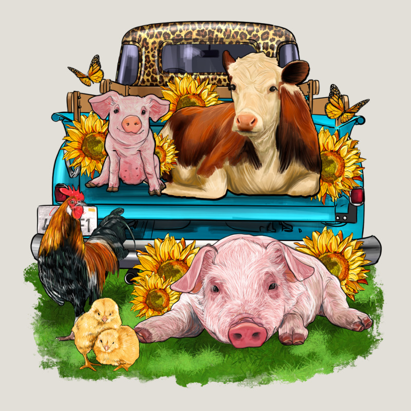 Farm Truck Animals Heavy Core Tee by Zillion Design Studio | Teevron