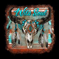 Wild Soul Boho Skull With Background Heavy Core Tee | Teevron