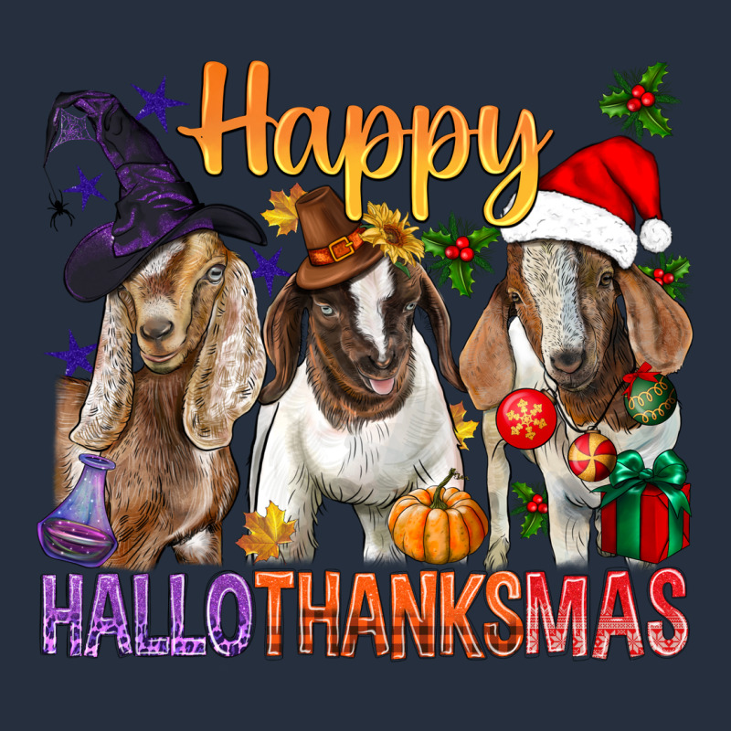 Happy Hallothanksmas Goats Zipper Hoodie by BundleAndBundleShop | Teevron