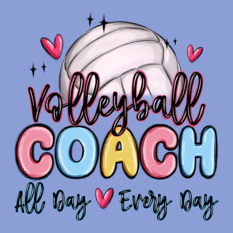 Volleyball Coach All Day Every Day Long Sleeve Tee by MaliasSmallBusiness | Teevron