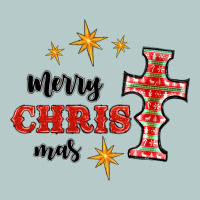 Merry Christmas Cross Heavy Core Tee | Teevron