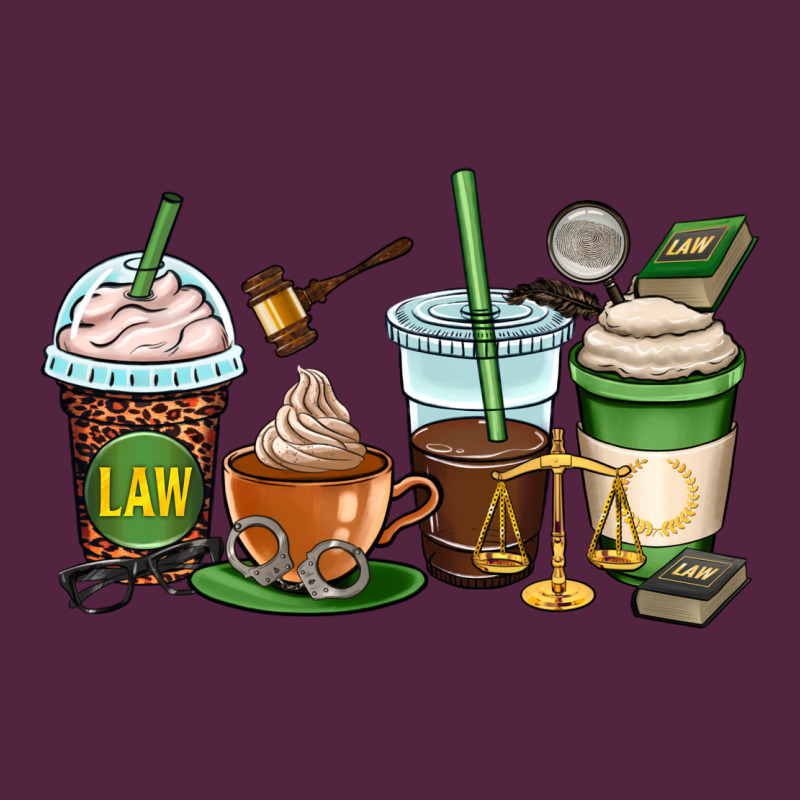 Lawyer Coffee Cups Urban Hoodie by OliviaCreatesArt | Teevron