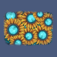 Sunflower Gemstone Background Vintage Hoodie | Teevron