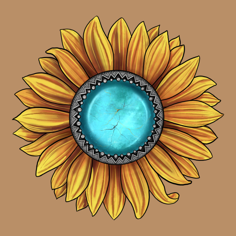 Sunflower Gemstone Vintage Hoodie by JahusDesignShop | Teevron