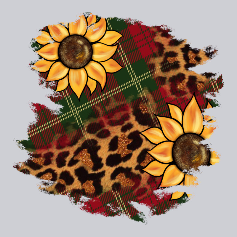 Christmas Leopard Sunflower Heavyweight Sweatshirt by BarkalooDesign | Teevron