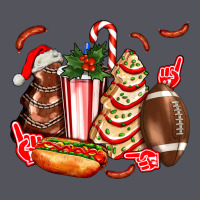 Christmas Tree Cake American Football  Ball And Hot Dogs Ado Vintage Hoodie | Teevron