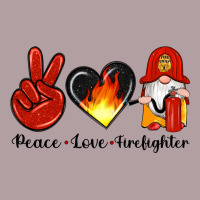 Peace Love Firefighter Vintage Hoodie | Teevron
