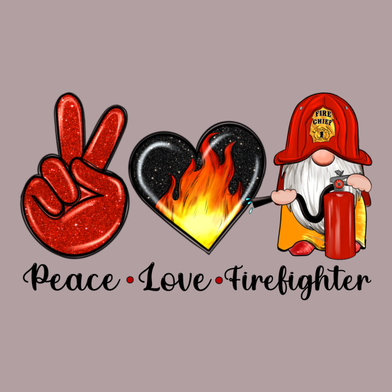 Peace Love Firefighter Vintage Hoodie by Artiststas | Teevron