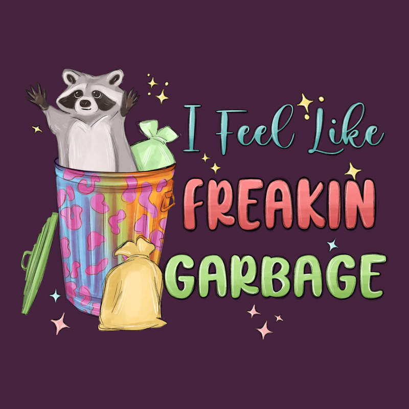 I Feel Like Garbage Raccoon Long Sleeve Tee by MaliasSmallBusiness | Teevron