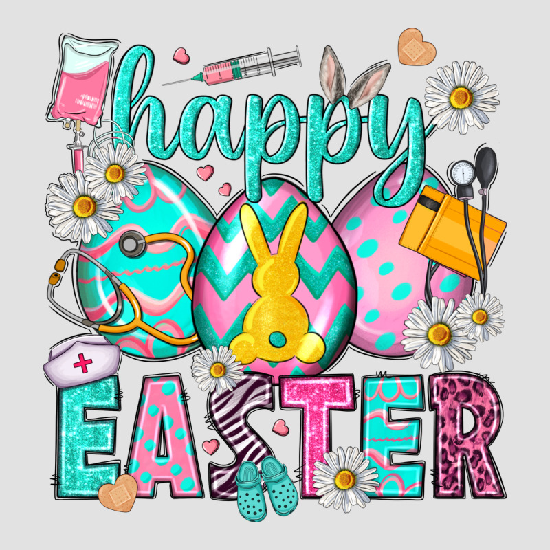 Happy Easter Eggs Nurse Premium Hoodie by NancyCooperArtShop | Teevron
