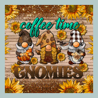 Coffee Time Gnomies Mug Coaster Heavy Core Tee | Teevron