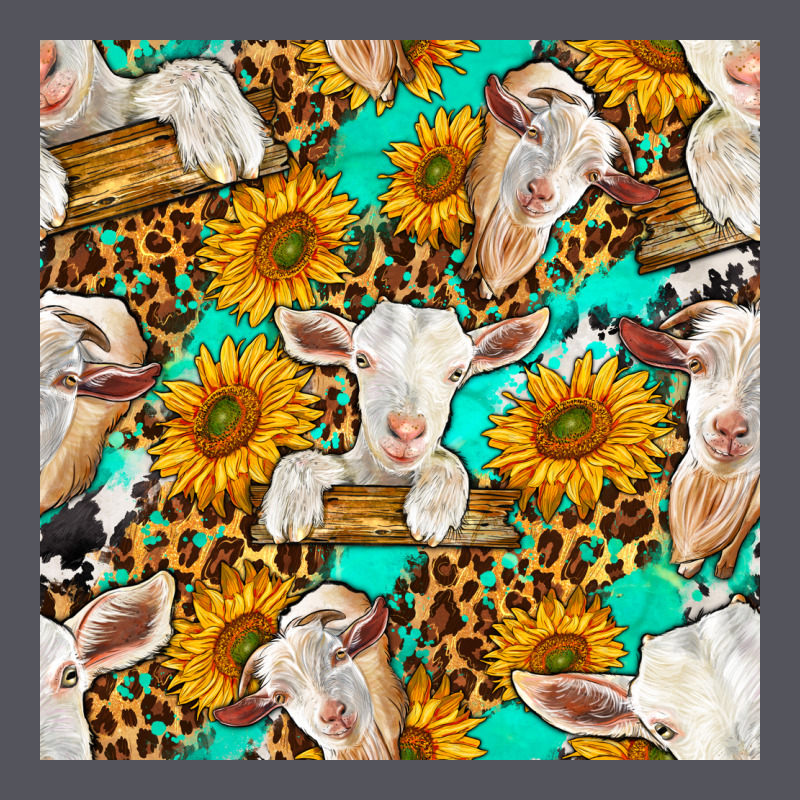 Sunflowers And Goat Western Seamless Pattern Vintage Hoodie by BundleAndBundleShop | Teevron