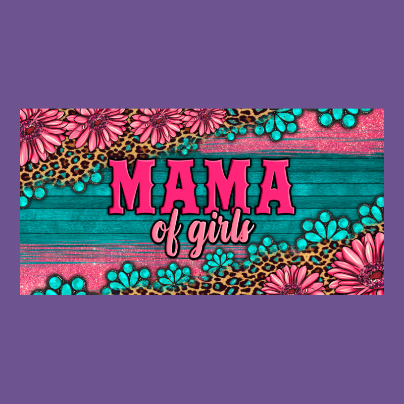 Pink Roses Mama Of Girls License Plate Vintage Tee by Artiststas | Teevron