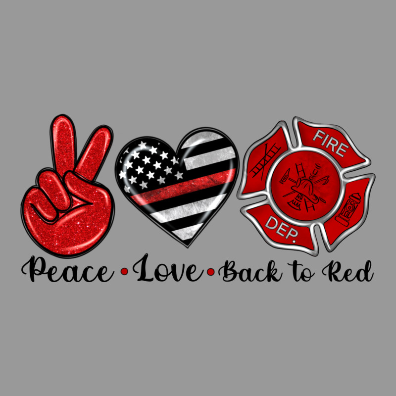 Peace Love Back To Red Vintage Hoodie by Artiststas | Teevron